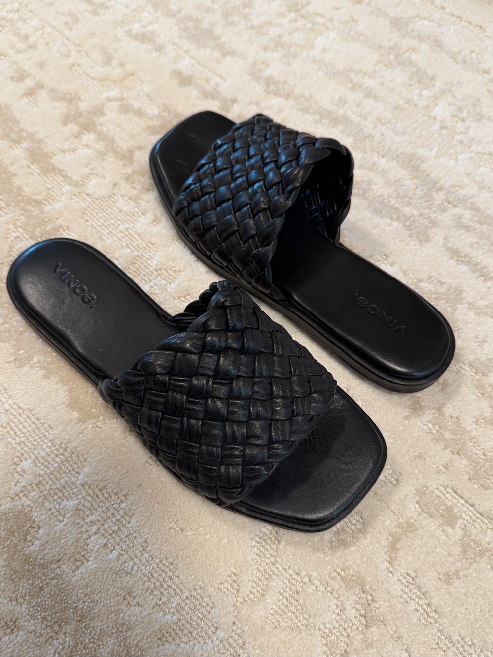 Vince Black Sandals